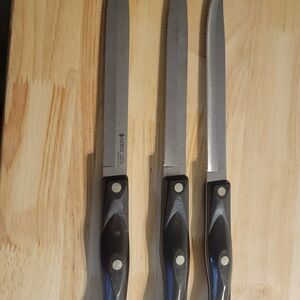 Cutco Serrated Knife with Black Handle
